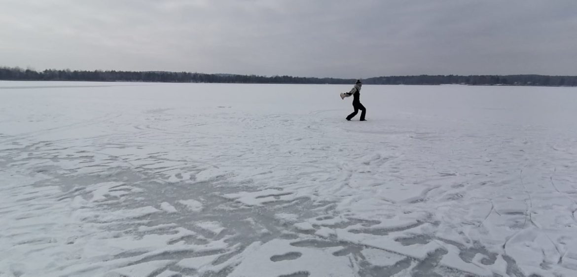 Winter Susann Kuple See zugefroren